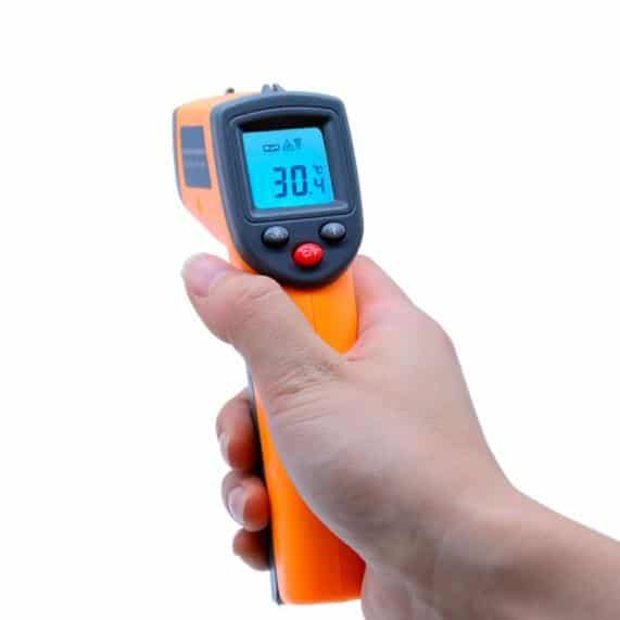 Digital laser infrarød termometer